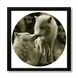 Vinyl Record Decor in a Wooden Frame Wolf 14" UF-Frame-Wolf-1 photo 1