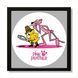 Vinyl Record Decor in a Wooden Frame The Pink Panther 14" 978-4-2 photo