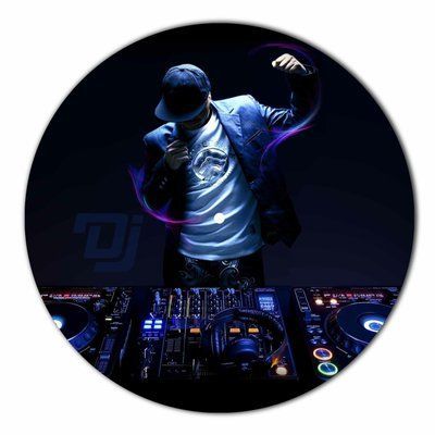 Vinyl Record Decor DJ 12" 593-3-1 photo