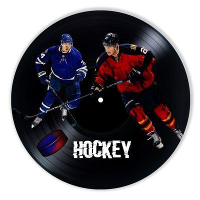 Vinyl Record Decor Hockey 12" 188-3-1 photo