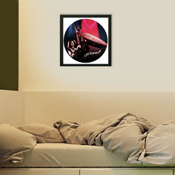 Vinyl Record Decor in a Wooden Frame Led Zeppelin 14" 548-4-1 photo