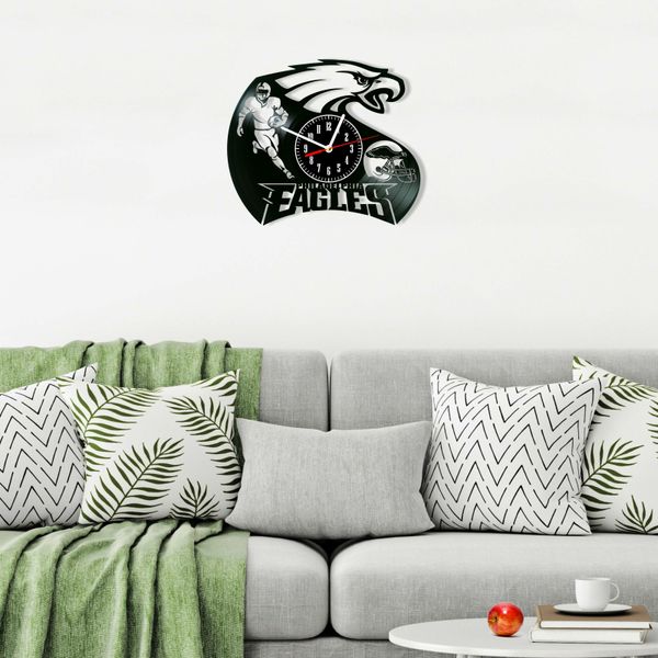 Wall Vinyl Record Clock Philadelphia Eagles 12" Vinyl-Clock-Philadelphia Eagles-2 photo