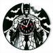 Настінний вініловий годинник Бетмен, діаметр 30см Vinyl-Clock-Batman-23 фото