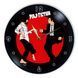 Настінний вініловий годинник Кримінальне чтиво, діаметр 30см UF-Clock-M-Pulp Fiction-3 фото 1