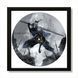 Настінний вініловий декор в дерев'яній рамці Dark Souls, розміром 36см 250-4-2 фото