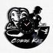 Настінний вініловий годинник Кобра Кай, діаметр 30см Vinyl-Clock-M-Cobra Kai-1 фото 1