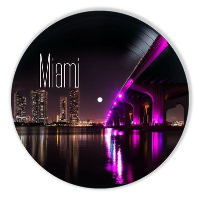 Vinyl Record Decor Miami 12" 30-3-1 photo