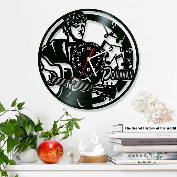 Wall Vinyl Record Clock Donovan 12" Vinyl-Clock-Donovan-1 photo