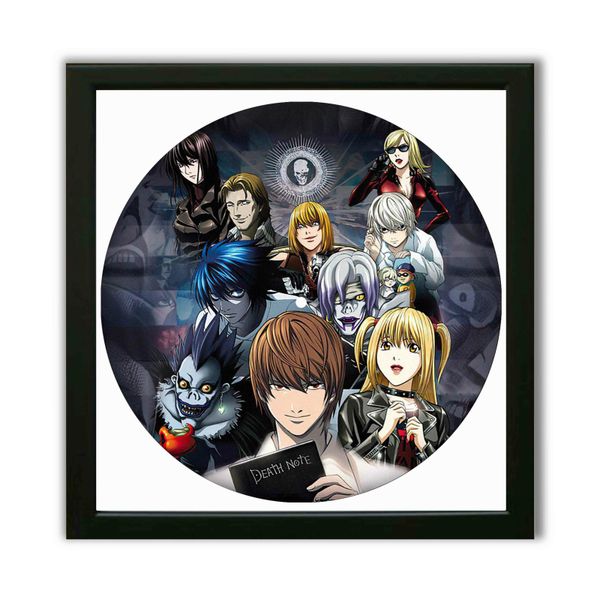 Vinyl Record Decor in a Wooden Frame Death Note 14" UF-Frame-Death Note-2 photo