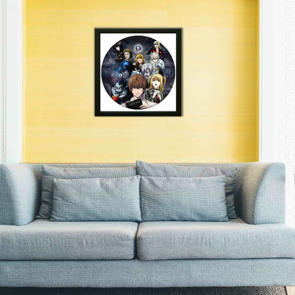 Vinyl Record Decor in a Wooden Frame Death Note 14" UF-Frame-Death Note-2 photo