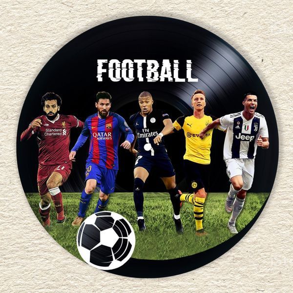 Vinyl Record Decor Football 12" 202-3-1 photo