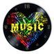 Wall Vinyl Record Clock Music 12" UF-Clock-Music-2 photo