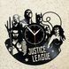 Настінний вініловий годинник Ліга справедливості, діаметр 30см Vinyl-Clock-M-Justice League-6 фото 3