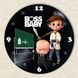 Настінний вініловий годинник Бебі бос, діаметр 30см UF-Clock-C-Boss Baby-1 фото 3