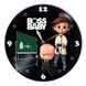 Настінний вініловий годинник Бебі бос, діаметр 30см UF-Clock-C-Boss Baby-1 фото 1