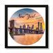 Vinyl Record Decor in a Wooden Frame New York 14" 31-4-1 photo 1