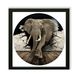 Vinyl Record Decor in a Wooden Frame Elephant 14" UF-Frame-Elephant-2 photo 1