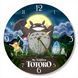 Настінний вініловий годинник Мій сусід Тоторо, діаметр 30см UF-Clock-My Neighbor Totoro-2 фото