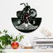 Настінний вініловий годинник Харлі Девідсон, діаметр 30см Vinyl-Clock-Harley Davidson-1 фото 2