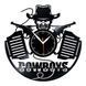 Настінний вініловий годинник Ковбой, діаметр 30см Vinyl-Clock-M-Cowboy-1 фото 1