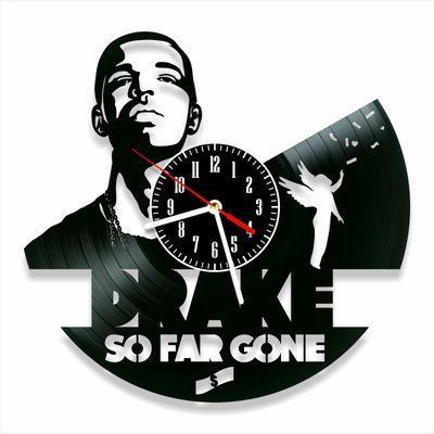 Wall Vinyl Record Clock Drake 12" Vinyl-Clock-Drake-1 photo