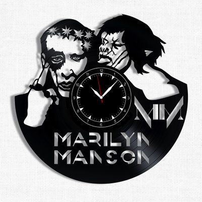 Wall Vinyl Record Clock Marilyn Manson 12" Vinyl-Clock-Marilyn Manson-1 photo