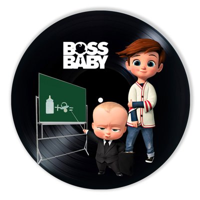 Vinyl Record Decor Boss Baby 12" UF-Décor-C-Boss Baby-1 photo