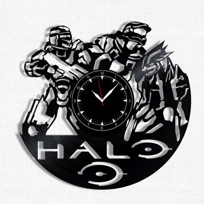 Wall Vinyl Record Clock Halo 12" Vinyl-Clock-Halo-2 photo