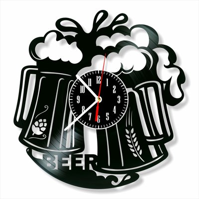 Wall Vinyl Record Clock Beer 12" Vinyl-Clock-Beer-2 photo