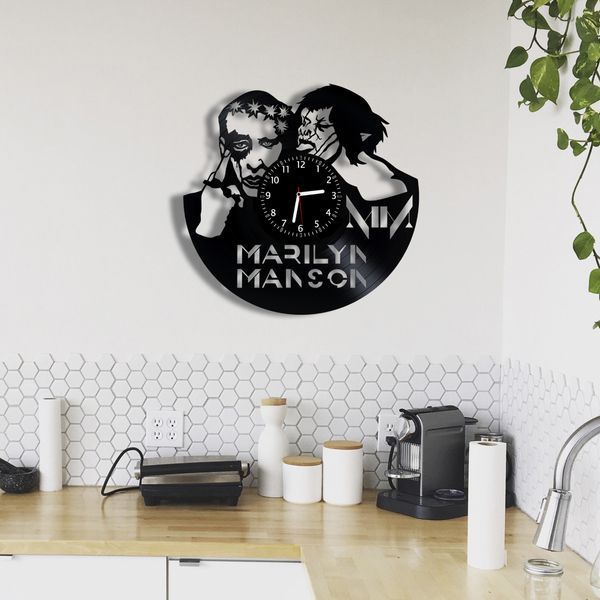 Wall Vinyl Record Clock Marilyn Manson 12" Vinyl-Clock-Marilyn Manson-1 photo