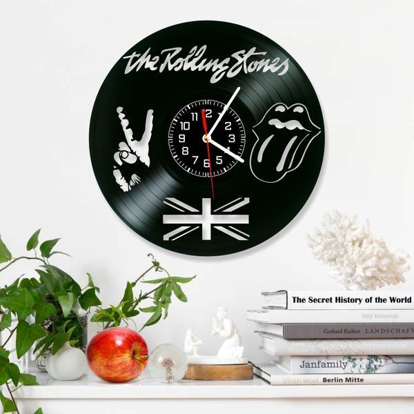 Wall Vinyl Record Clock The Rolling Stones 12" Vinyl-Clock-The Rolling Stones-6 photo