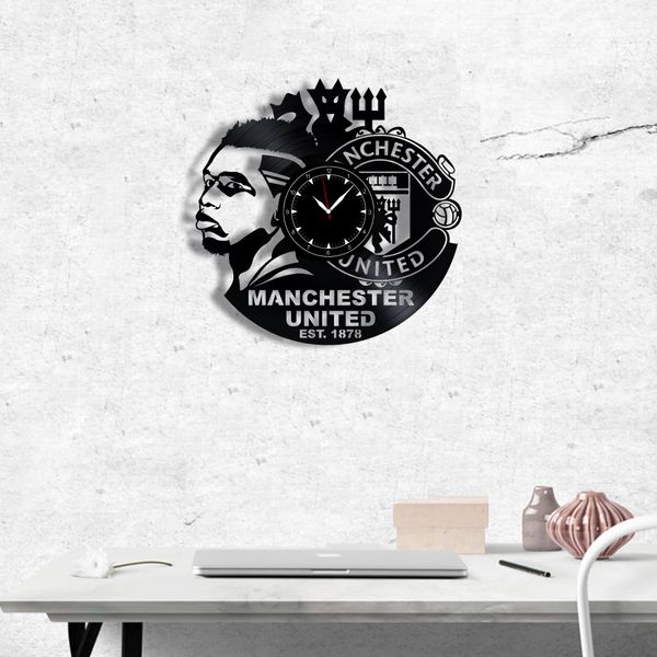 Wall Vinyl Record Clock FC Manchester United 12" Vinyl-Clock-FC Manchester United-1 photo