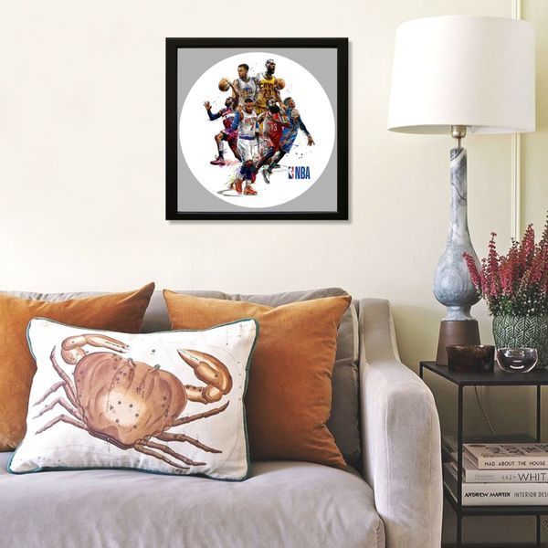 Vinyl Record Decor in a Wooden Frame Basketball 14" 159-4-1 photo