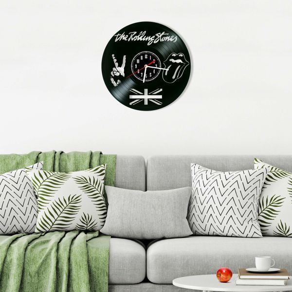 Wall Vinyl Record Clock The Rolling Stones 12" Vinyl-Clock-The Rolling Stones-6 photo