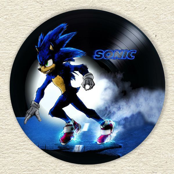 Vinyl Record Decor Sonic the Hedgehog 12" 966-3-1 photo
