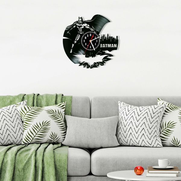 Wall Vinyl Record Clock Batman 12" Vinyl-Clock-M-Batman-2 photo