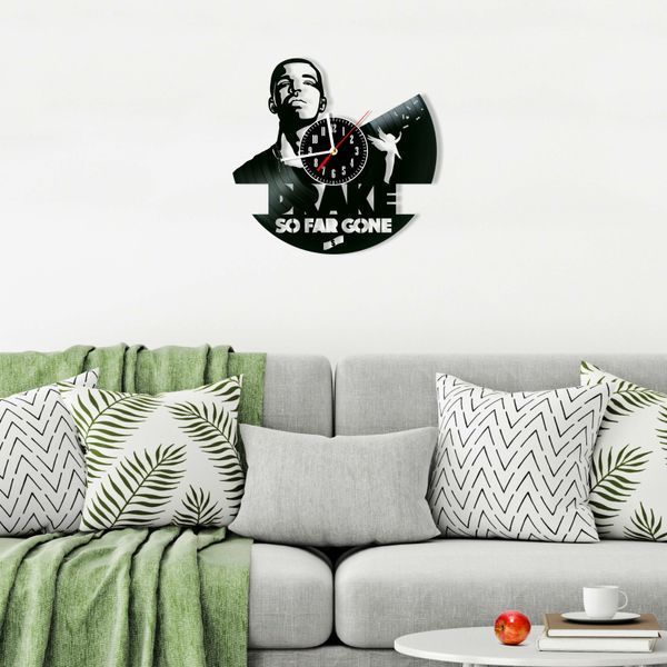 Wall Vinyl Record Clock Drake 12" Vinyl-Clock-Drake-1 photo