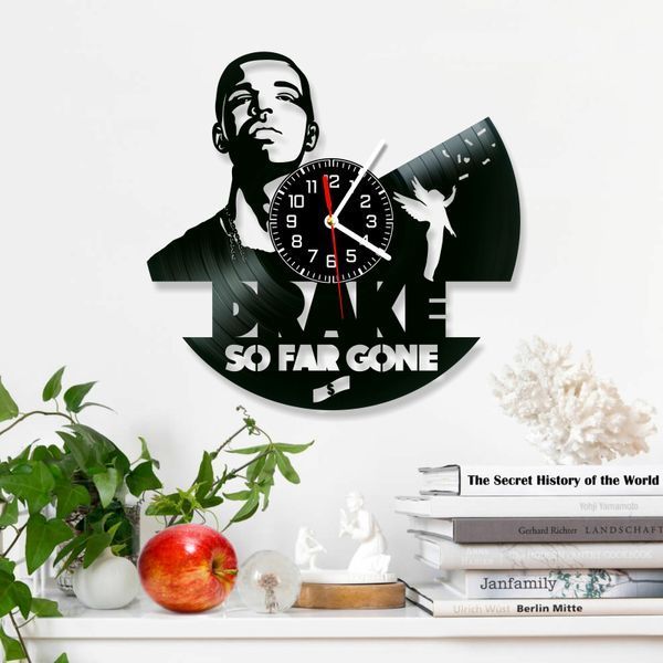 Wall Vinyl Record Clock Drake 12" Vinyl-Clock-Drake-1 photo