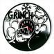 Wall Vinyl Record Clock Grinch 12" 141-1-6 photo 1