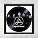 Настінний вініловий декор в дерев'яній рамці Linkin Park, розміром 36см 549-4-1 фото 3