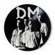 Настінний вініловий декор Depeche Mode, діаметр 30см 520-3-2 фото
