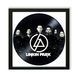 Настінний вініловий декор в дерев'яній рамці Linkin Park, розміром 36см 549-4-1 фото 1