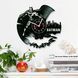 Настінний вініловий годинник Бетмен, діаметр 30см Vinyl-Clock-M-Batman-2 фото 2