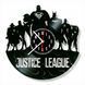 Настінний вініловий годинник Ліга справедливості, діаметр 30см Vinyl-Clock-M-Justice League-6 фото