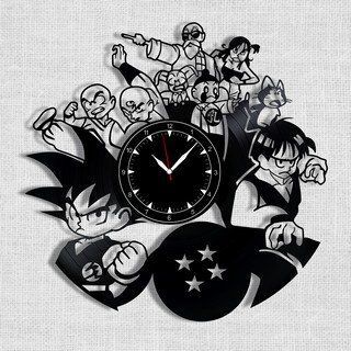 Настінний вініловий годинник Перли дракона, діаметр 30см Vinyl-Clock-Dragon Ball-3 фото