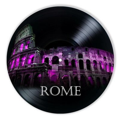 Vinyl Record Decor Rome 12" UF-Decor-Rome-1 photo