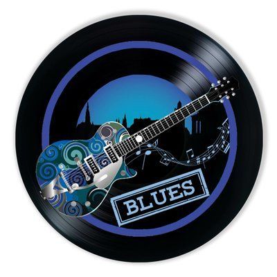 Vinyl Record Decor Blues 12" 596-3-1 photo