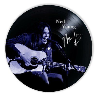 Vinyl Record Decor Neil Young 12" 558-3-1 photo