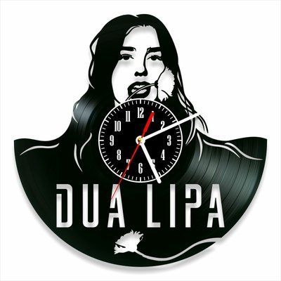 Wall Vinyl Record Clock Dua Lipa 12" Vinyl-Clock-Dua Lipa-1 photo