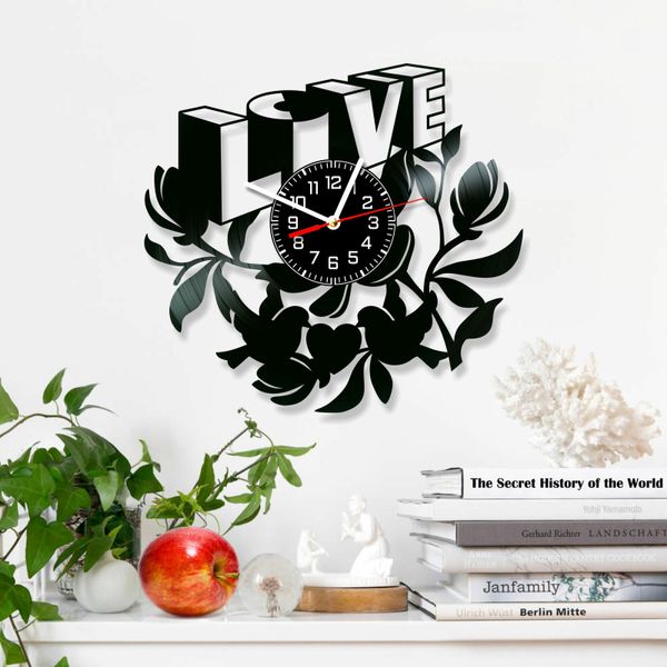 Wall Vinyl Record Clock Love 12" Vinyl-Clock-Love-2 photo